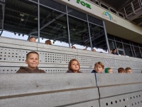 Klasy I-III z wizytą na stadionie miejskim