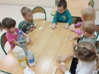 Zabawa z masą solną - Kotki